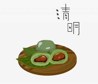 清明节青团子艾草团子