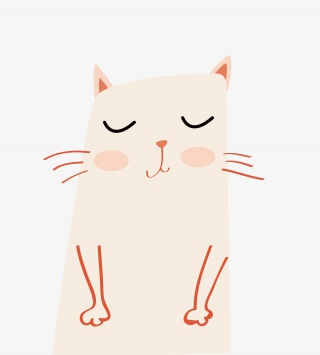 儿童节动物猫咪小猫可爱卡通手绘插画png