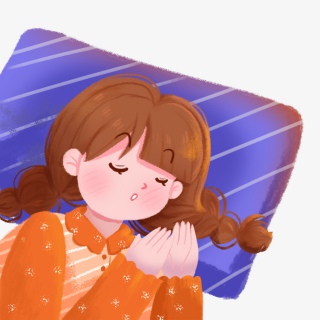 儿童睡觉的女孩