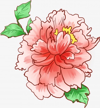 免扣唯美的花朵元素