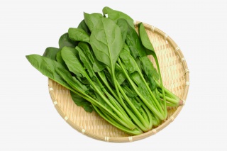 高清筛子里的菠菜