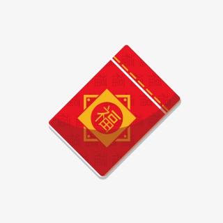 手绘新年红包素材