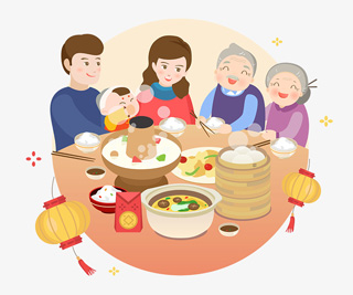 家庭欢乐聚餐