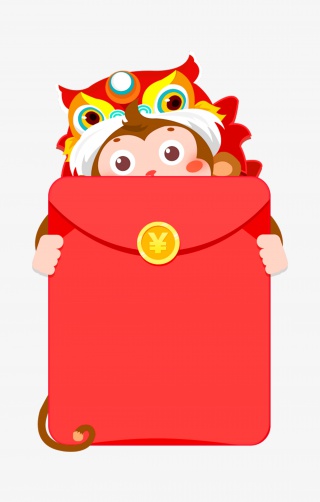 淘宝红包卡通素材