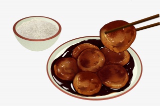 小雪糍粑