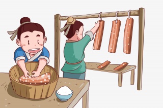腌制腊肉
