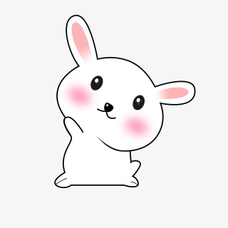 卡通可爱动物小兔