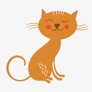 卡通动物猫咪