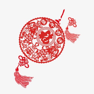 福字窗花贴纸