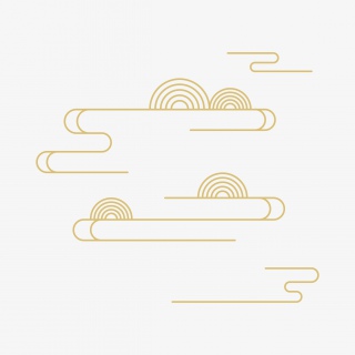 中国风云纹图案装饰元素