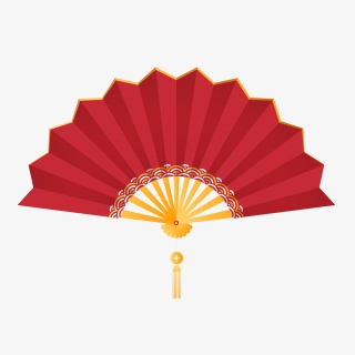扇子折扇装饰