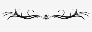 手绘欧式古典花纹分割线