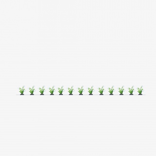 绿色小草时尚清新分割线