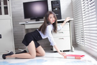亚洲模特写真摄影图片