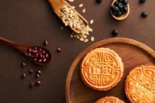 五谷杂粮五仁中秋月饼