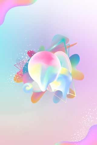 创意合成液态抽象