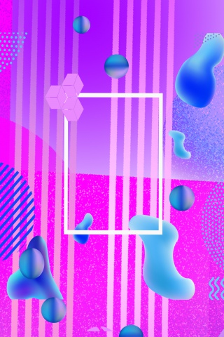 流体渐变风格奇幻唯美背景图
