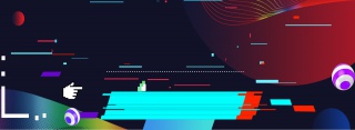 科技感电商海报banner