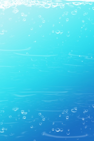 蓝色海底水珠海报背景