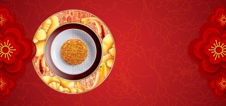 中秋佳节红色中国风大气banner