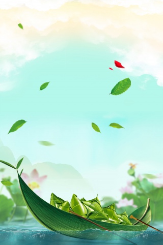端午节粽子促销背景模板