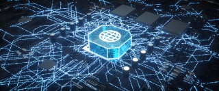 5G科技质感科幻C4D背景