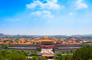 俯视紫禁城高清摄影大图