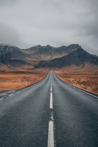 柏油高速公路风景图片